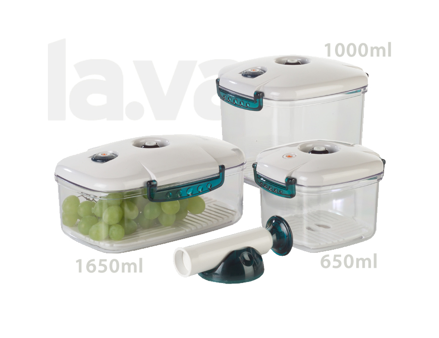 lava sa new line vacuum container square set vl0009 1